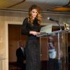 La reine Rania de Jordanie lors d'un dîner de l'International Rescue Committee's (IRC) le 2 novembre 2016 à New York.