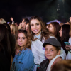 La reine Rania de Jordanie avec sa fille la princesse Iman et son fils le prince Hashem à New York en septembre 2016 lors du Global Citizen Festival. Photo publiée sur Instagram en octobre 2016.