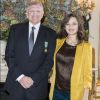 Robert Zemeckis et Marion Cotillard (enceinte) - Le réalisateur Robert Zemeckis reçoit les insignes de Commandeur des Arts et des Lettres au ministère de la culture à Paris le 19 novembre 2016. © Olivier Borde / Bestimage