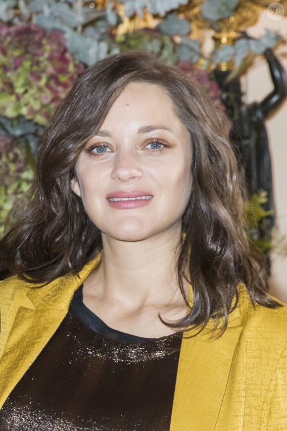 Marion Cotillard (enceinte) - Le réalisateur Robert Zemeckis reçoit les insignes de Commandeur des Arts et des Lettres au ministère de la culture à Paris le 19 novembre 2016. © Olivier Borde / Bestimage