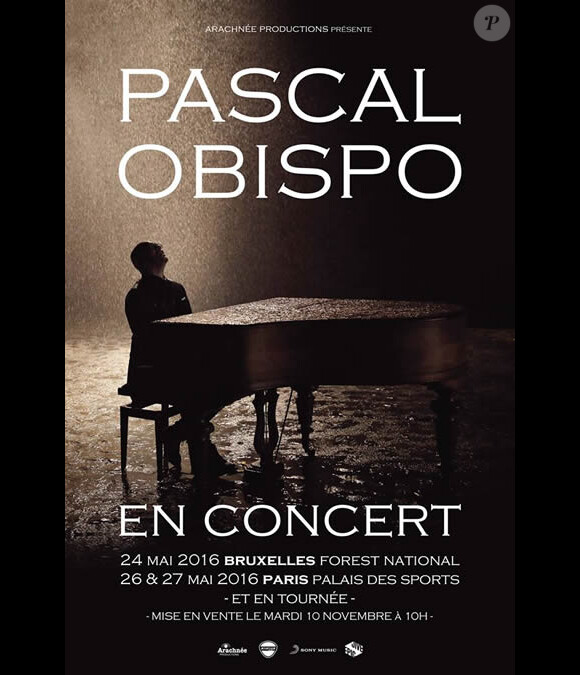Pascal Obispo actuellement en tournée symphonique.