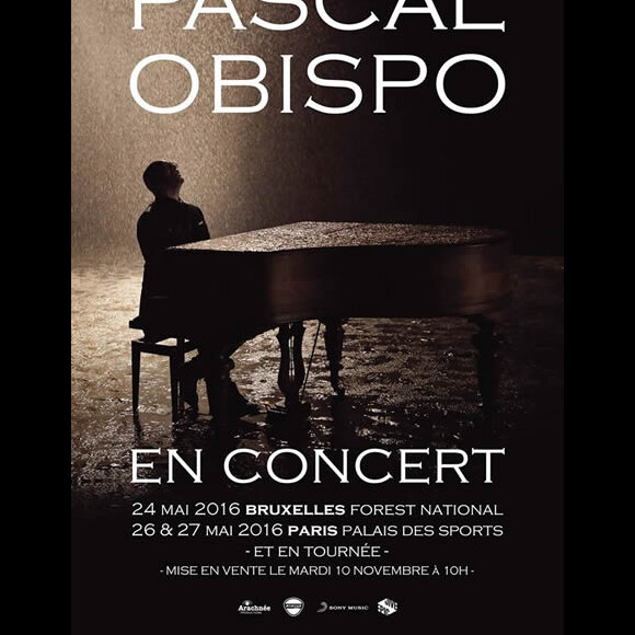 Pascal Obispo actuellement en tournée symphonique.