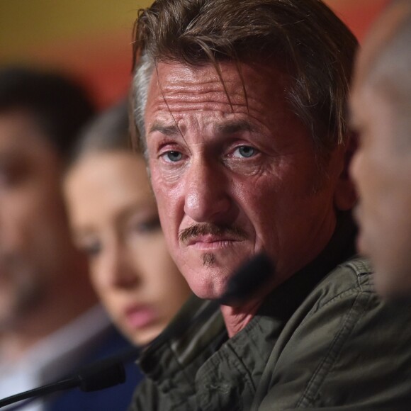 Sean Penn - Conférence de presse du film "The Last Face" lors du 69ème Festival International du Film de Cannes. Le 20 mai 2016.