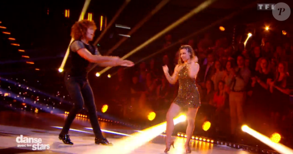 Laurent Maistret et Denitsa dans "Danse avec les stars 7" sur TF1, le 26 novembre 2016.