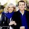 Brigitte et Emmanuel Macron en couverture de Paris Match, en kiosques le 24 novembre 2016.