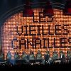 Eddy Mitchell, Johnny Hallyday et Jacques Dutronc - Premier concert "Les Vieilles Canailles" à l'AccorHotels Arena à Paris, du 5 au 10 novembre 2014.