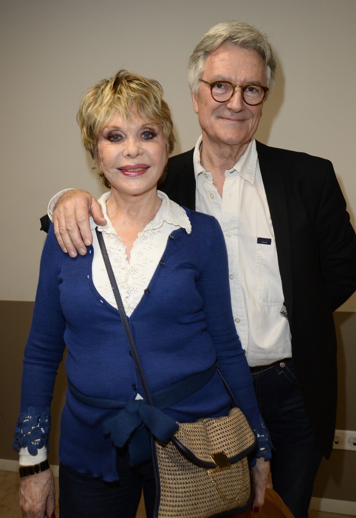 Photo Sophie Darel et son mari Jack Anaclet en backstage du concert de Michel Polnareff à l
