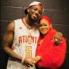 Gucci Mane et sa fiancée Keyshia Ka'oir à Atlanta. Novembre 2016.