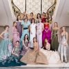 Photo de Groupe - Payal Mehta avec Alexina Fontes Williams (robe Yanina Couture), Monica Concepcion (robe Marchesa), Donna Yuan (robe Guo Pei), Nam Phuong Dinh Thi (robe Alexis Mabille Haute Couture), Maïa Twombly (robe Giambattista Valli Haute Couture), Yu Hang (robe Alexander McQueen), la princesse Emilia von Auersperg-Breunner (robe Emanuel Ungaro), Olympia Taittinger (robe Chanel Haute Couture), Jayati Modi (robe Vivienne Westwood), Tess Kemper (robe Alexandre Vauthier Haute Couture), Amelia Ash Rudick (robe Naeem Khan), la princesse Zita de Bourbon Parme (robe Zuhair Murad), Daniela Figo (robe Gaultier Paris), la comtesse Angélique de Limburg-Stirum (robe Georges Hobeika), Olympia Taittinger (robe Chanel Haute Couture), Hermine Royant (robe Elie Saab Haute Couture) et la marquise Altea Patrizi Naro Montoro (robe Stéphane Rolland Haute Couture) - Photo de groupe - Vingt-quatrième édition du Bal à l'hôtel Peninsula à Paris, le 26 novembre 2016. Les débutantes sont maquillées par M.A.C Cosmetics et coiffées par Alexandre de Paris sous la direction artistique de Jean-Luc Minetti. Christian Louboutin est le chausseur des jeunes filles. A partir de 2015, le Bal soutient Seleni Institute (www.seleni.org), une association à but non lucratif, basée à New York, qui vient en aide aux mères, et plus spécialement aux mères adolescentes. Depuis 2009, le Bal est donné au profit d'Enfants d'Asie, dont la mission est de développer la scolarisation des jeunes filles défavorisées d'Asie du Sud-Est. Le joaillier Payal New York, le groupe Renault et l'Hôtel Peninsula Paris parrainent le Bal qui marque l'entrée dans le monde de la Couture et des Médias de jeunes filles venues du monde entier. CRÉDIT OBLIGATOIRE : © Le Bal/Jacovides/Borde/Moreau/Bestimage - Remerciements : Bijoux par Payal New York, Maquillage Mac Cosmetics, Coiffure Alexandre de Paris sous la direction artistique de jean-Luc Minetti, Chaussures par Christian Louboutin, Voiture du Bal Renault, Hotel du Bal The Peninsula Paris. Au profit de Seleni et Enfants d'Asie