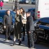 Semi-Exclusif - Gigi Hadid arrive au Grand Palais, lieu du défilé Victoria's Secret 2016. Paris, le 28 novembre 2016.
