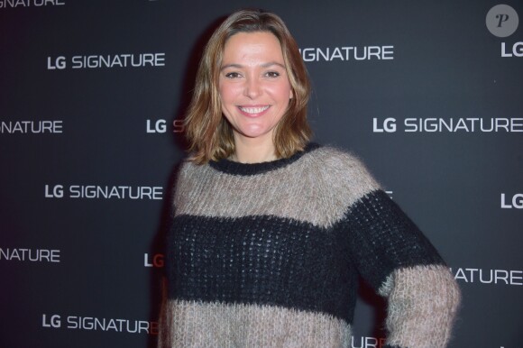 Sandrine Quétier - A travers la création d'une galerie d'art éphémère "The Art of Essence" en plein coeur du Paris du Design et des Arts, la marque LG dévoile sa ligne haute-couture LG Signature au Café Beaubourg et sur le parvis du Centre Georges Pompidou à Paris. Le 30 novembre 2016