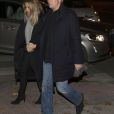 Richard Gere et sa compagne Alejandra Silva assistent aux funérailles de la comtesse de Montarco, Charo Palacios à Madrid. Le 1er décembre 2016.