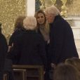 Richard Gere et sa compagne Alejandra Silva assistent aux funérailles de la comtesse de Montarco, Charo Palacios à Madrid. Le 1er décembre 2016.
