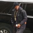 50 Cent arrive au défilé de mode YEEZY Season 3 par Kanye West au Madison square garden à New York le 11 février 2016. © CPA/BESTIMAGE