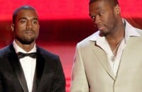 50 Cent et Kanye West en shooting pour Rolling Stone. 2007.
