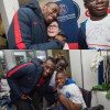 Blaise Matuidi à la re,ncontre des enfants avec la fondation du PSG. Photo postée sur Instagram en décembre 2016.