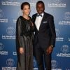 Exclusif - Blaise Matuidi et sa compagne Isabelle lors du 3ème dîner de gala annuel de la Fondation Paris Saint-Germain (PSG) organisé place Vendôme à Paris, le 15 mars 2016. 