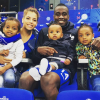 Blaise Matuidi et sa compagne Isabelle Malice posent avec leurs trois enfants (Myliane, Naëlle et Éden) sur Instagram.