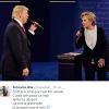 Hillary Clinton et Donald Trump moqués pendant leur débat.