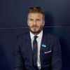Depuis 10 ans, David Beckham est un ambassadeur itinérant de l'Unicef, avec pour mission spéciale de mettre plus particulièrement l'accent sur la promotion du programme UNICEF " Sports au service du développement ". Lors de la journée "Day of Change", le footballeur a exprimé ses souhaits pour les dix prochaines années au sein de l"Unicef. Londres, le 9 février 2015.