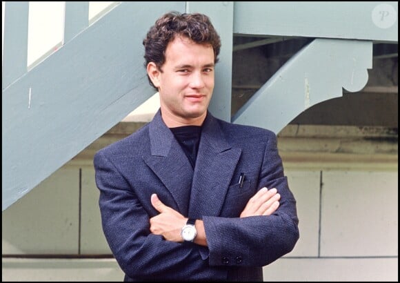 Tom Hanks lors du Festival de Deauville en 1988