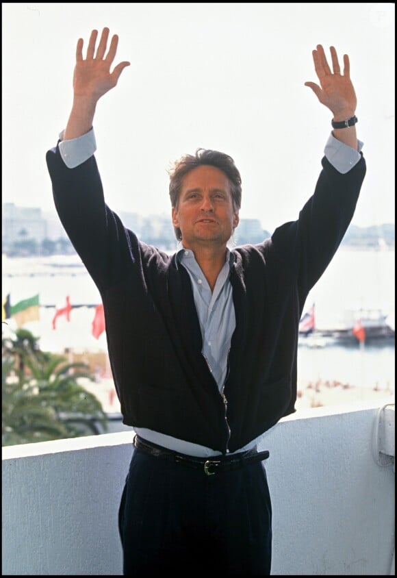 Michael Douglas en 1993 à Cannes