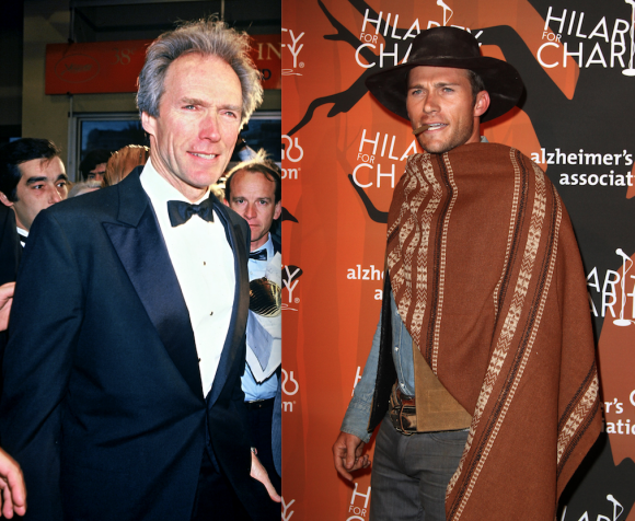 Clint Eastwood et son fils Scott (photomontage)