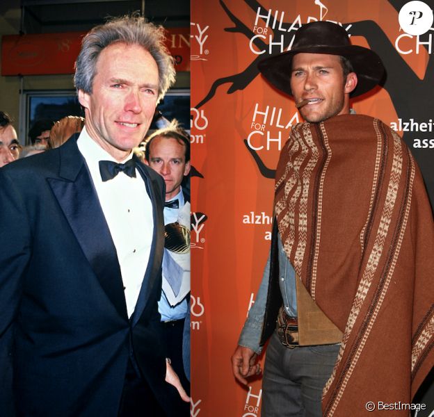 Clint Eastwood et son fils Scott (photomontage)