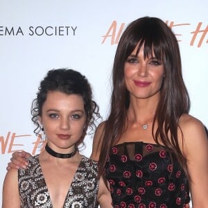 Katie Holmes et Stefania Owen à la première de 'All We Had' au cinéma Landmark Sunshine à New York, le 6 décembre 2016