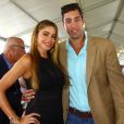 Sofia Vergara et son fiancé Nick Loeb au "Hampton Classic Horse Show". Le 24 mai 2014