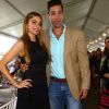 Sofia Vergara et son fiancé Nick Loeb au "Hampton Classic Horse Show". Le 24 mai 2014