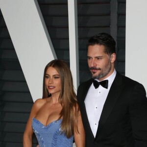 Sofia Vergara et son fiancé Joe Manganiello à la soirée "Vanity Fair Oscar Party" à Hollywood, le 22 février 2015.