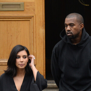 Kim Kardashian et son mari Kanye West sont allés dans les studios Abbey Road à Londres. Le 26 février 2015