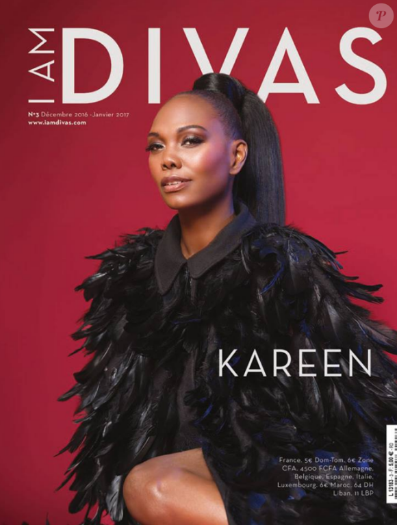 Couverture du magazine "I Am Divas", numéro décembre 2016 - janvier 2017.