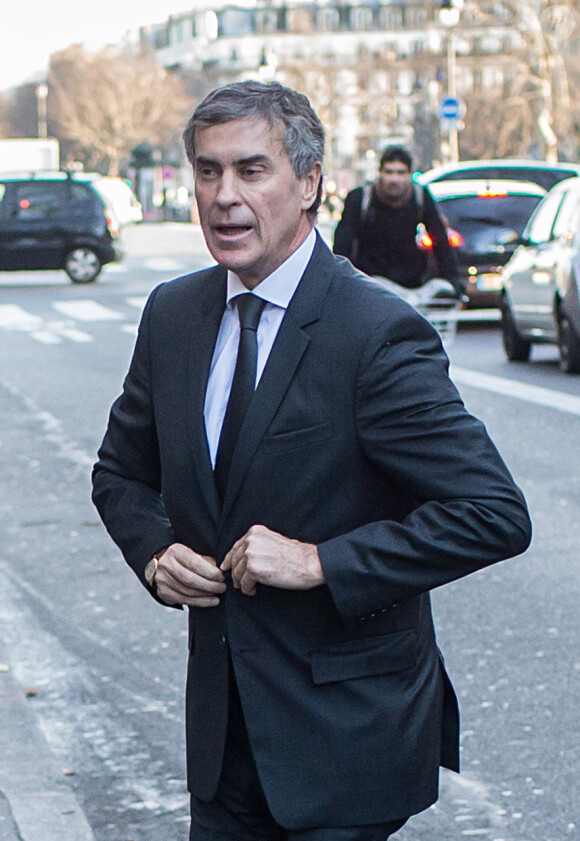 Jérôme Cahuzac - 2ème jour du procès de l'ancien ministre délégué au Budget Jérôme Cahuzac dans l'affaire de son compte caché à l'étranger à la 32ème chambre du tribunal correctionnel au palais de justice de Paris, le 10 février 2016.