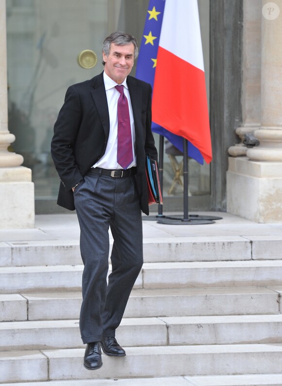 Jerome Cahuzac -  Conseil des ministres du 05 décembre 2012 au Palais de l'Elysee