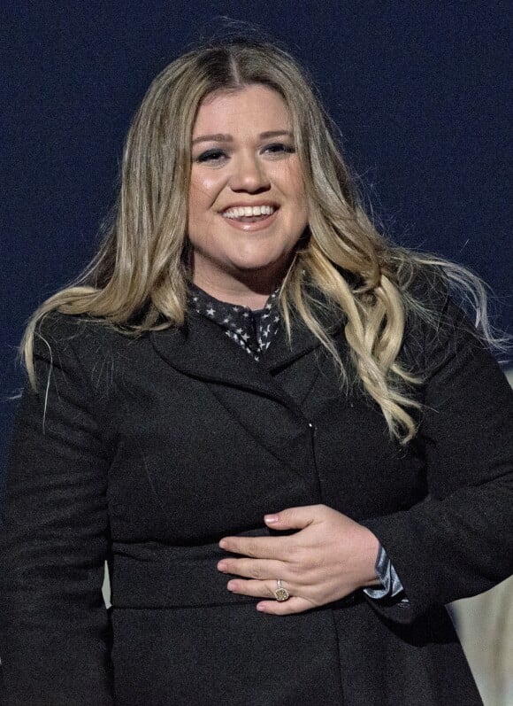 Kelly Clarkson lors des illuminations de Noël de Washington, le 1er décembre 2016