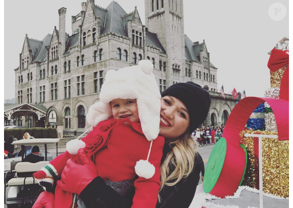 Kelly Clarkson et sa fille River. Photo publiée sur Instagram le 3 décembre 2016