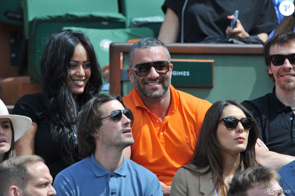 Amel Bent Et Patrick Antonelli Internationaux De France De Tennis De Roland Garros A Paris Le 5 Juin 2014 Purepeople