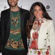 Javier Pastore et Chiara Picone - Lancement des smartphones "BM by DWN TWN" de la marque Danew co-créés par Matuidi (joueur du PSG) à l'Elyséum, Paris, le 5 mai 2016.