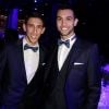 Exclusif - Angel Di Maria, Javier Pastore - Le 3ème dîner de gala annuel de la Fondation Paris Saint-Germain (PSG) organisé place Vendôme à Paris, le 15 mars 2016.