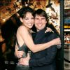 Katie Holmes et Tom Cruise lors de l'avant-première de Batman Begins à Hollywood en 2005