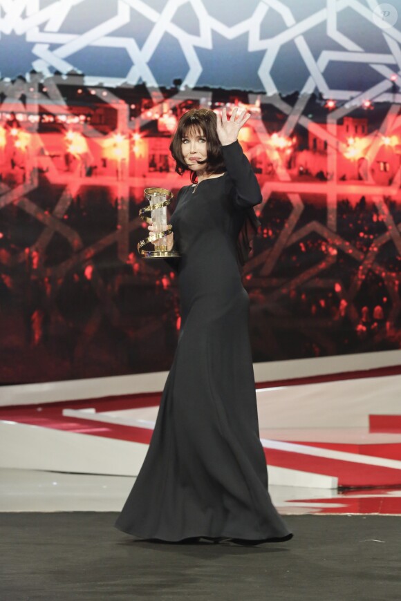 Cérémonie d'hommage à Isabelle Adjani lors du 16ème Festival International du Film de Marrakech. Le 9 décembre 2016 © Philippe Doignon / Bestimage