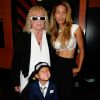 Semi-exclusif - Michel Polnareff, sa compagne Danyellah et leur fils Louka au concert de Michel Polnareff à l'Olympia à Paris le 14 juillet 2016. © Coadic Guirec / Bestimage