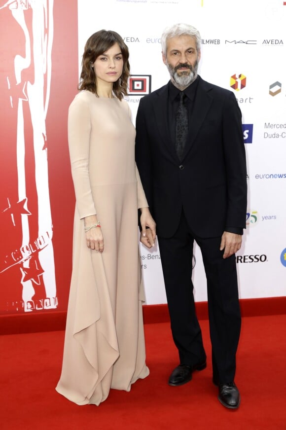 Kasia Smutniak et son compagnon Domenico Procacci - Photocall de la cérémonie de remise des prix "European Film Award (EFA) à Wroclaw (Pologne). Le 10 décembre 2016