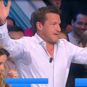 Benjamin Castaldi - ses auréoles provoquent un fou rire sur le plateau de "TPMP", lundi 12 décembre 2016, sur C8