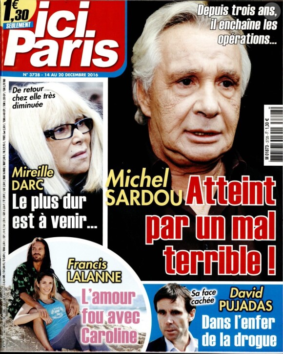 Magazine "Ici Paris" en kiosques le 14 décembre 2016.