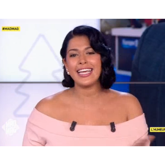Ayem Nour et sa bande répondent aux attaques de Capucine Anav dans le "Mad Mag" sur NRJ12. Le 14 décembre 2016.