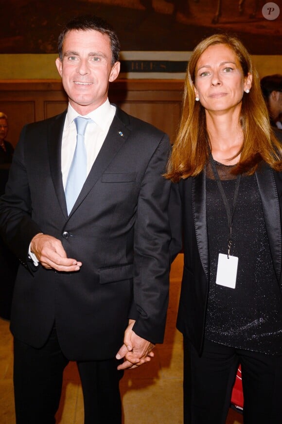 Manuel Valls et sa femme Anne Gravoin - Générale de l'opéra en plein air "La Bohéme" à l'Hôtel des Invalides à Paris le 6 septembre 2016. © Coadic Guirec/BestImage