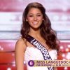 Miss Languedoc-Roussillon : Aurore Kichenin - Les cinq finalistes défilent en robe de réveillon. Concours Miss France 2017. Sur TF1, le 17 décembre 2016. 